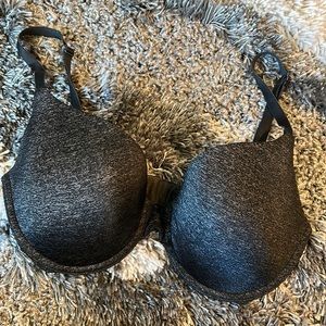 32DDD heather grey Victoria Secret uplift semi Demi bra